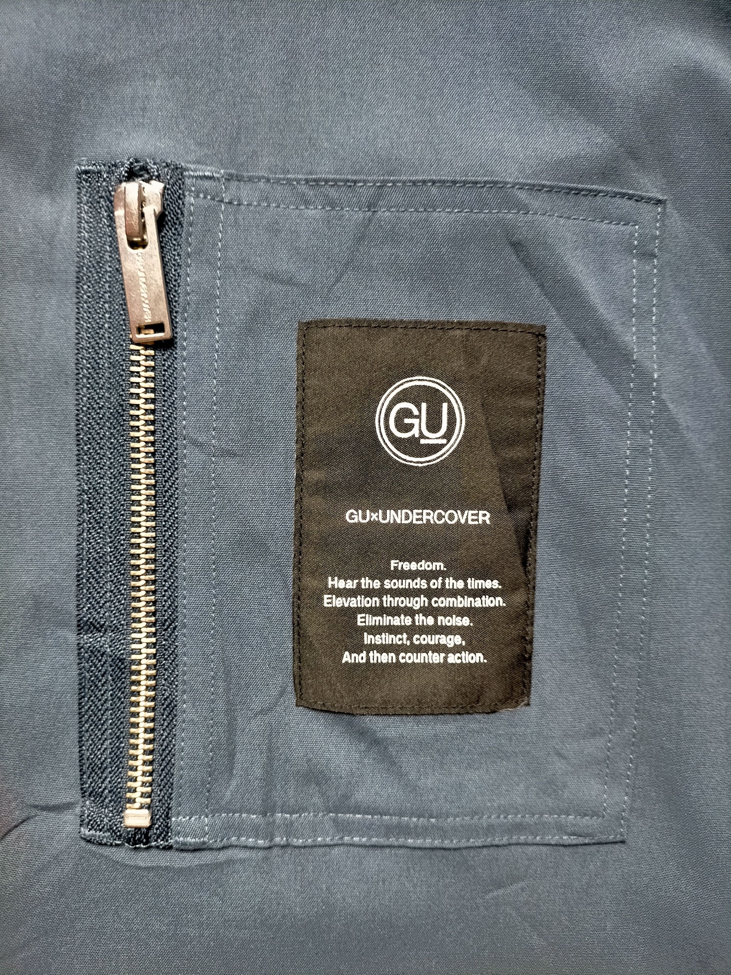 GU GU x Undercover Zipped Pockets Shirt Button Ups Size US M / EU 48-50 / 2 - 11 Thumbnail
