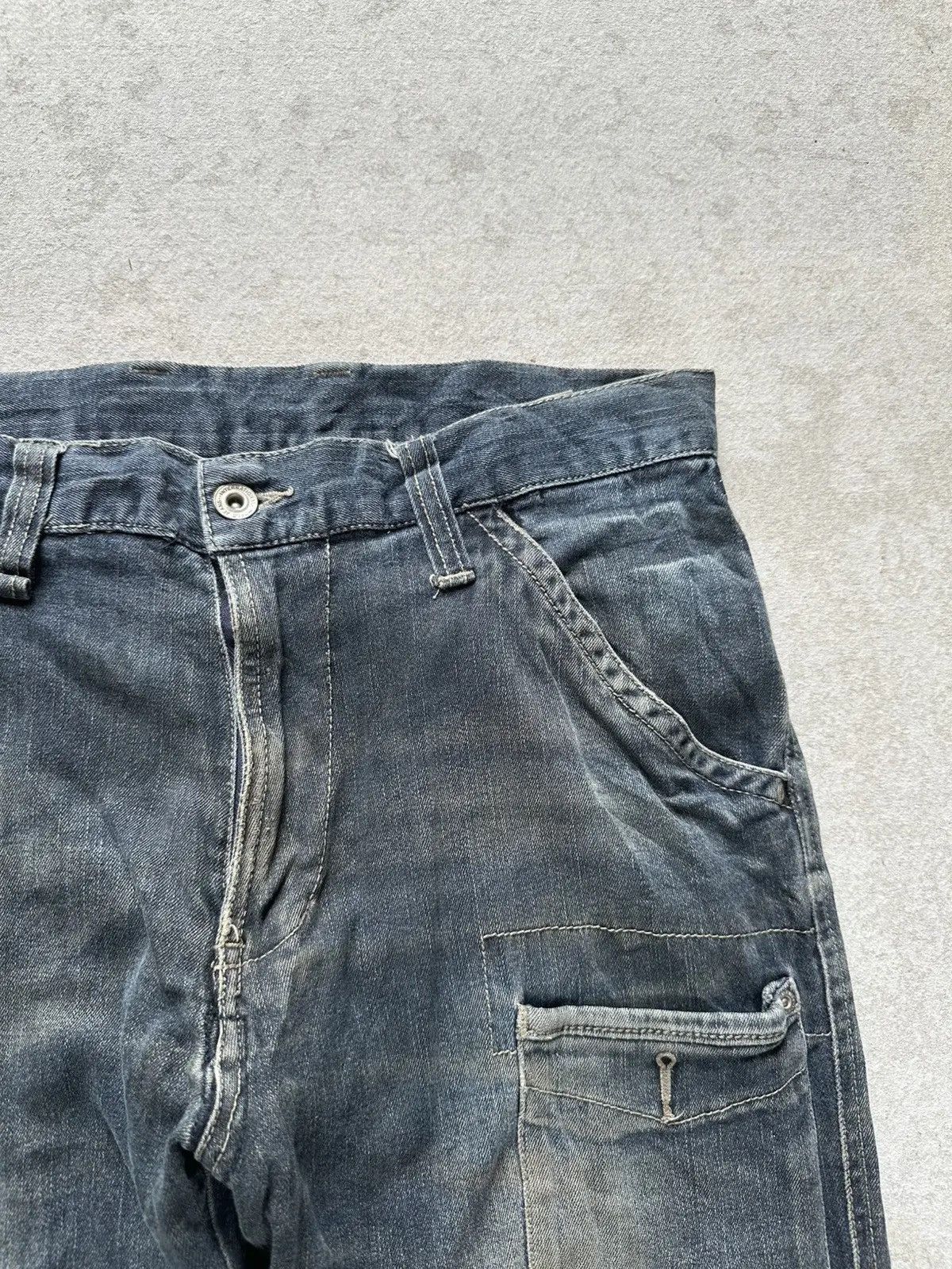 Rusty Rusty Dirty Japanese Brand IZ-7250 Work Wear Denim Pants Size US 32 / EU 48 - 4 Thumbnail