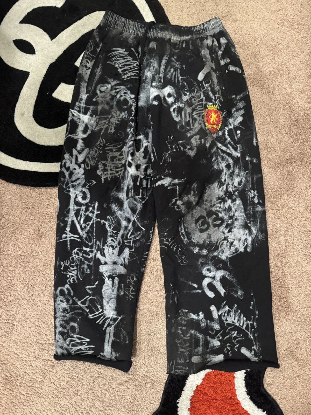 Balenciaga Black Balenciaga skater pants | Grailed