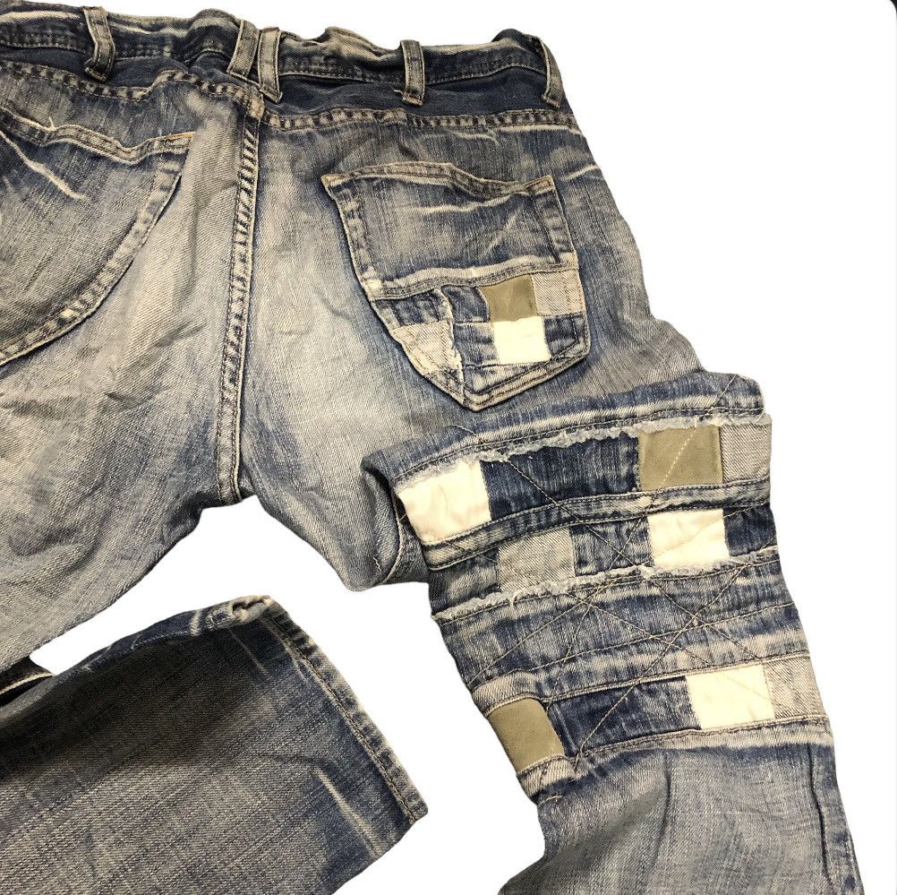 If Six Was Nine × Japanese Brand × Le Grande Bleu (L.G.B.) VINTAGE JAPANESE BRAND HERITAGE STONE DENIM JEANS Size US 32 / EU 48 - 4 Thumbnail