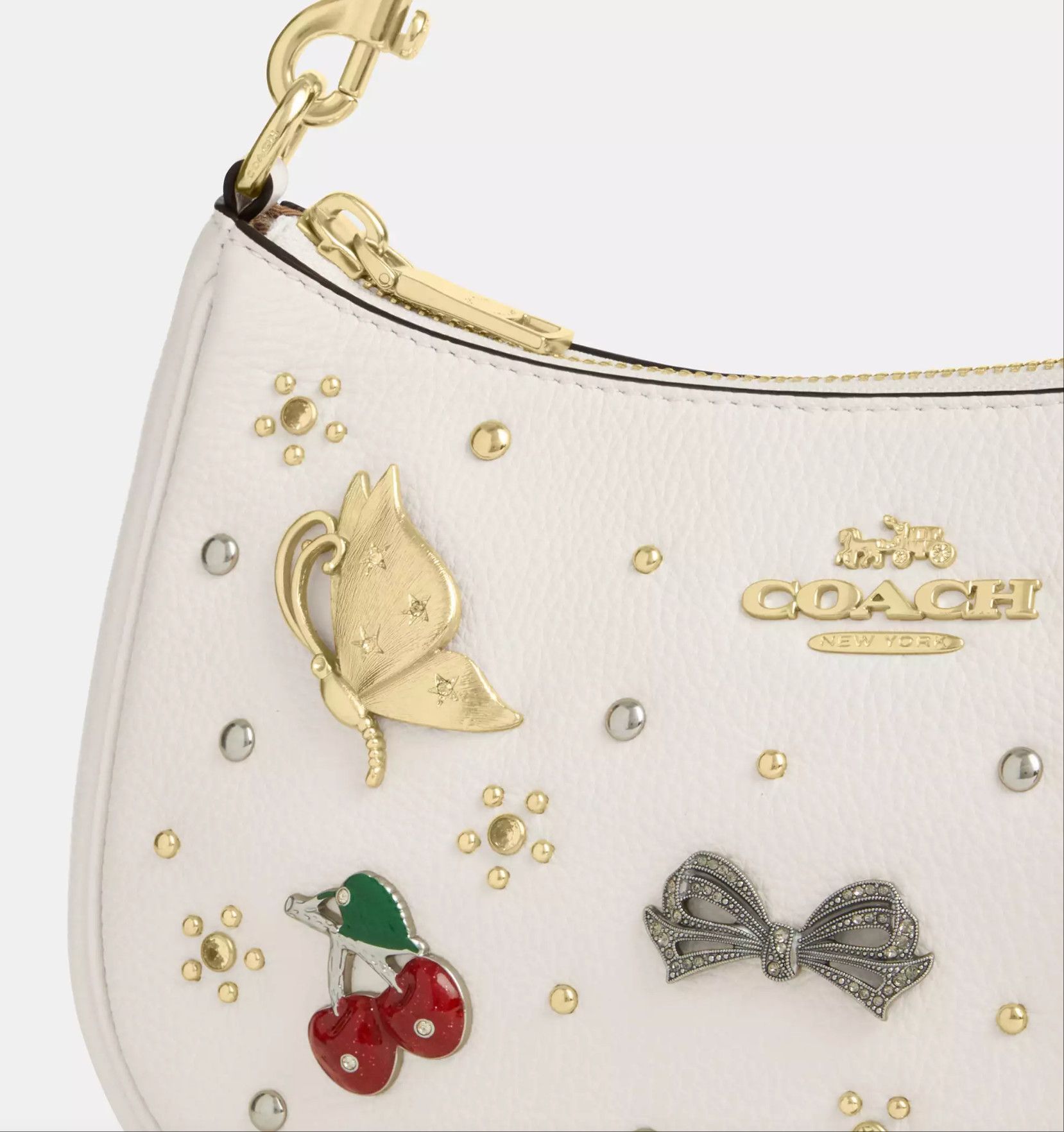 Coach NWT Coach Teri Shoulder Bag With Pins CCE87 Size ONE SIZE - 15 Thumbnail