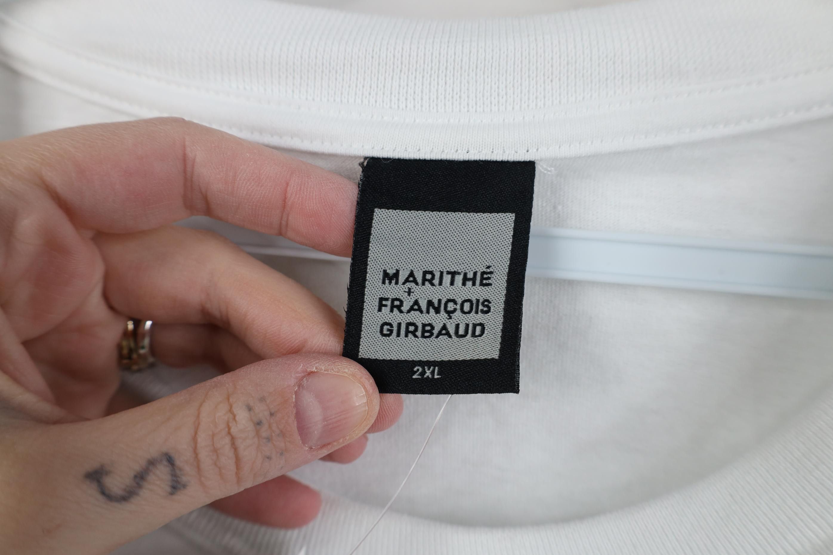 Marithe + Francois Girbaud Deadstock Vintage 90s Marithe Francois Girbaud T-Shirt Size US XXL / EU 58 / 5 - 4 Thumbnail