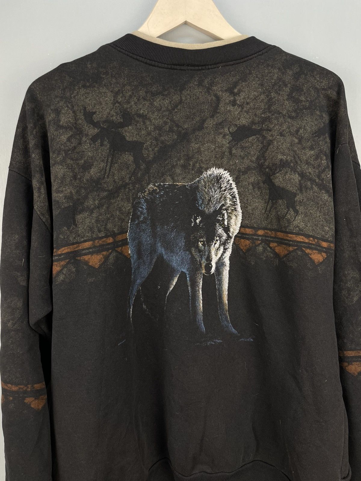 Habitat Vintage National Wildlife Federation Wolf sweatshirt Size US M / EU 48-50 / 2 - 4 Thumbnail