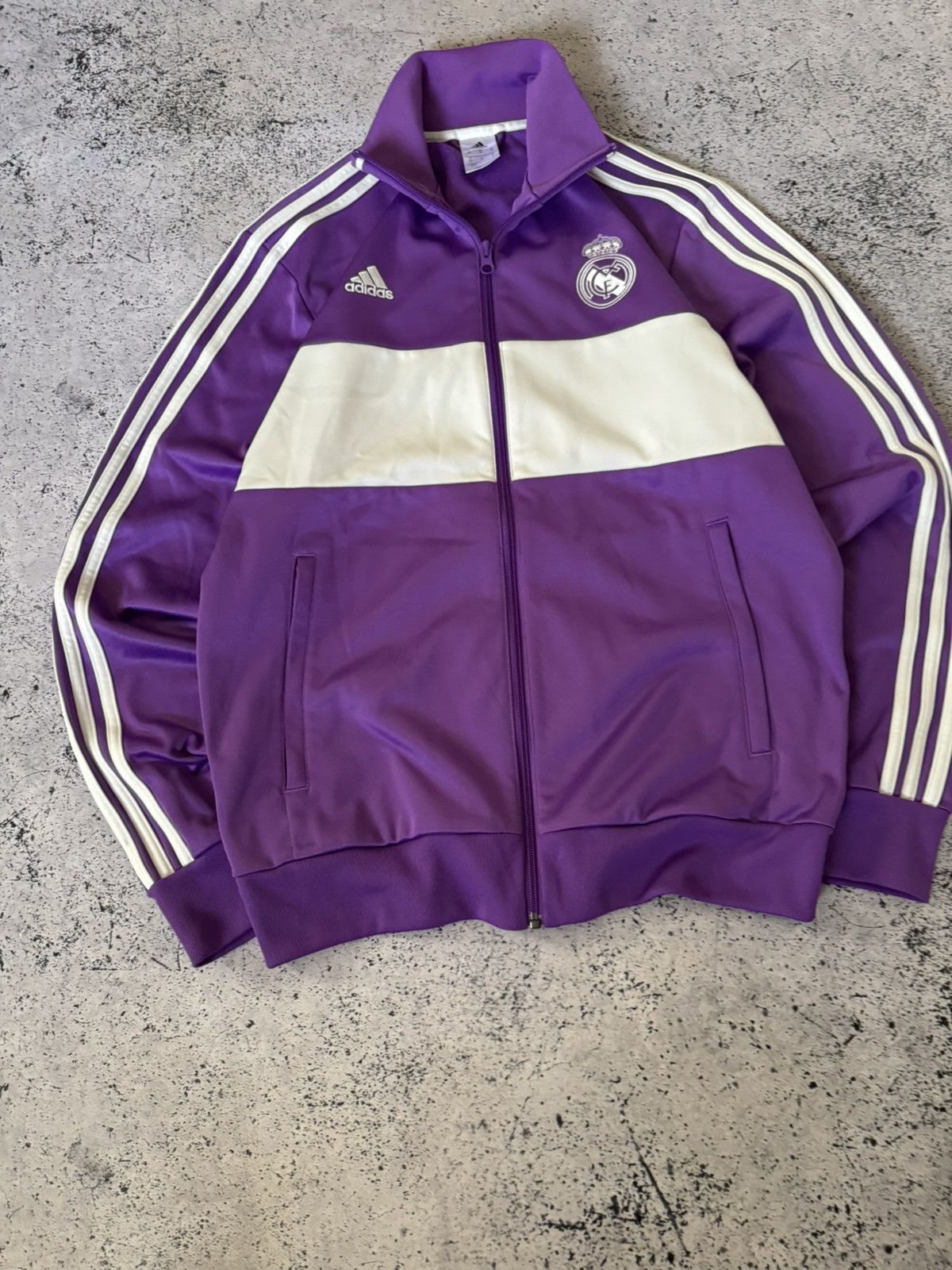 Adidas Adidas * Real Madrid Vintage track jacket Size US M / EU 48-50 / 2 - 2 Thumbnail