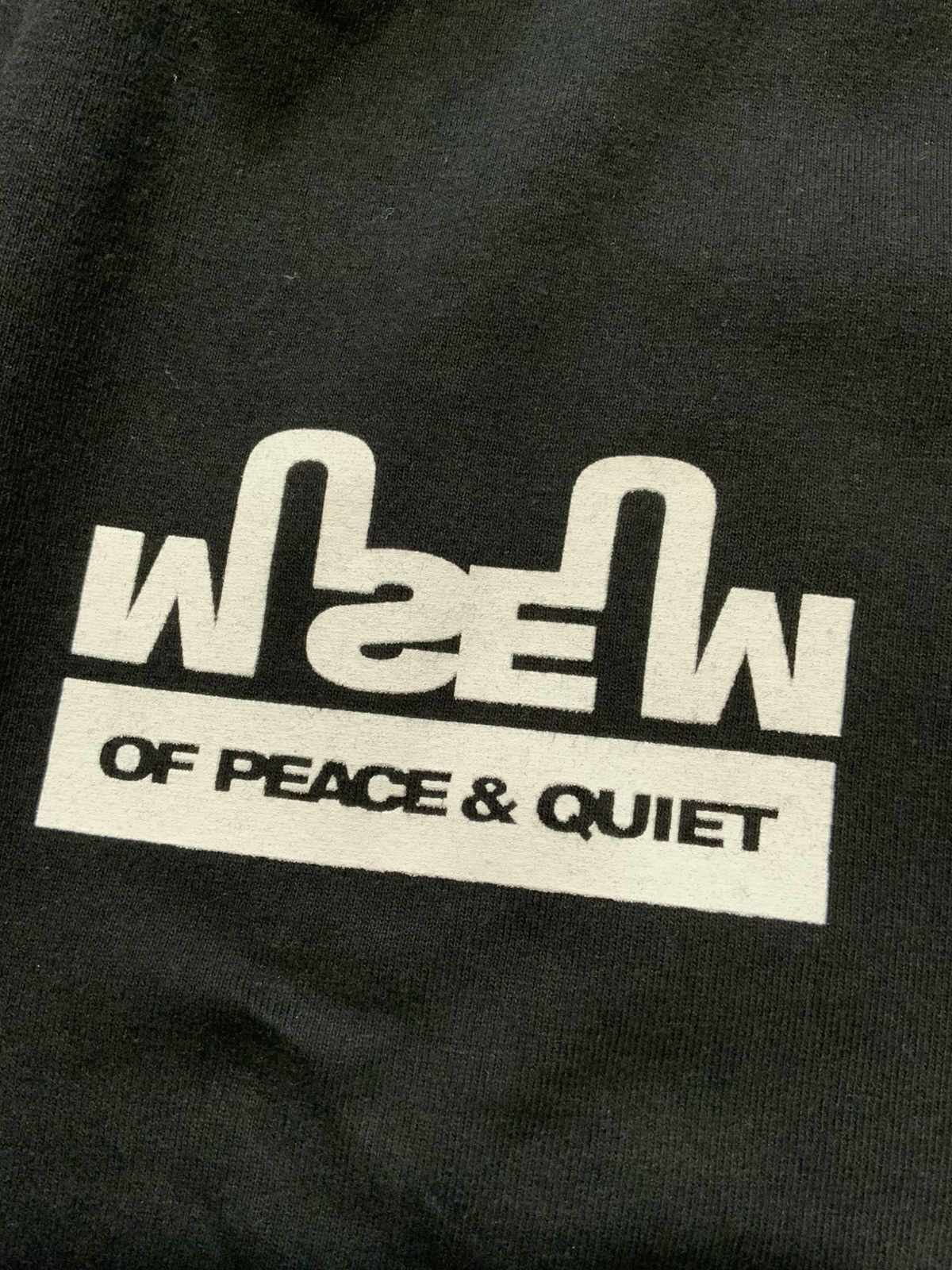 Museum of Peace & Quiet Museum Of Peace & Quiet Black Graphic Crewneck S/S T-Shirt Size US XXL / EU 58 / 5 - 7 Thumbnail