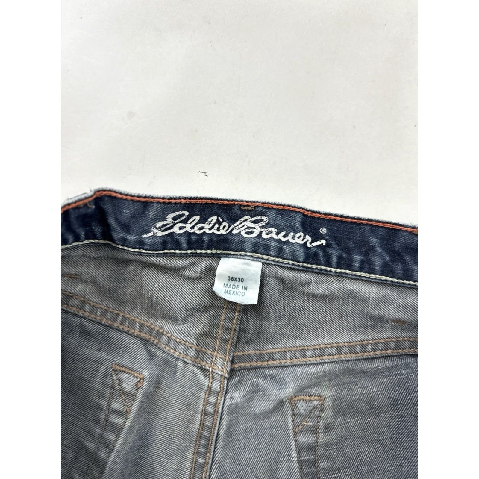 Eddie Bauer Eddie Bauer Jeans Men’s 36x30 Blue Faded Distressed Slim Regular Denim City College Preppy Designer Ankle Pockets Comfort Easy Care Mens Size US 36 / EU 52 - 4 Thumbnail