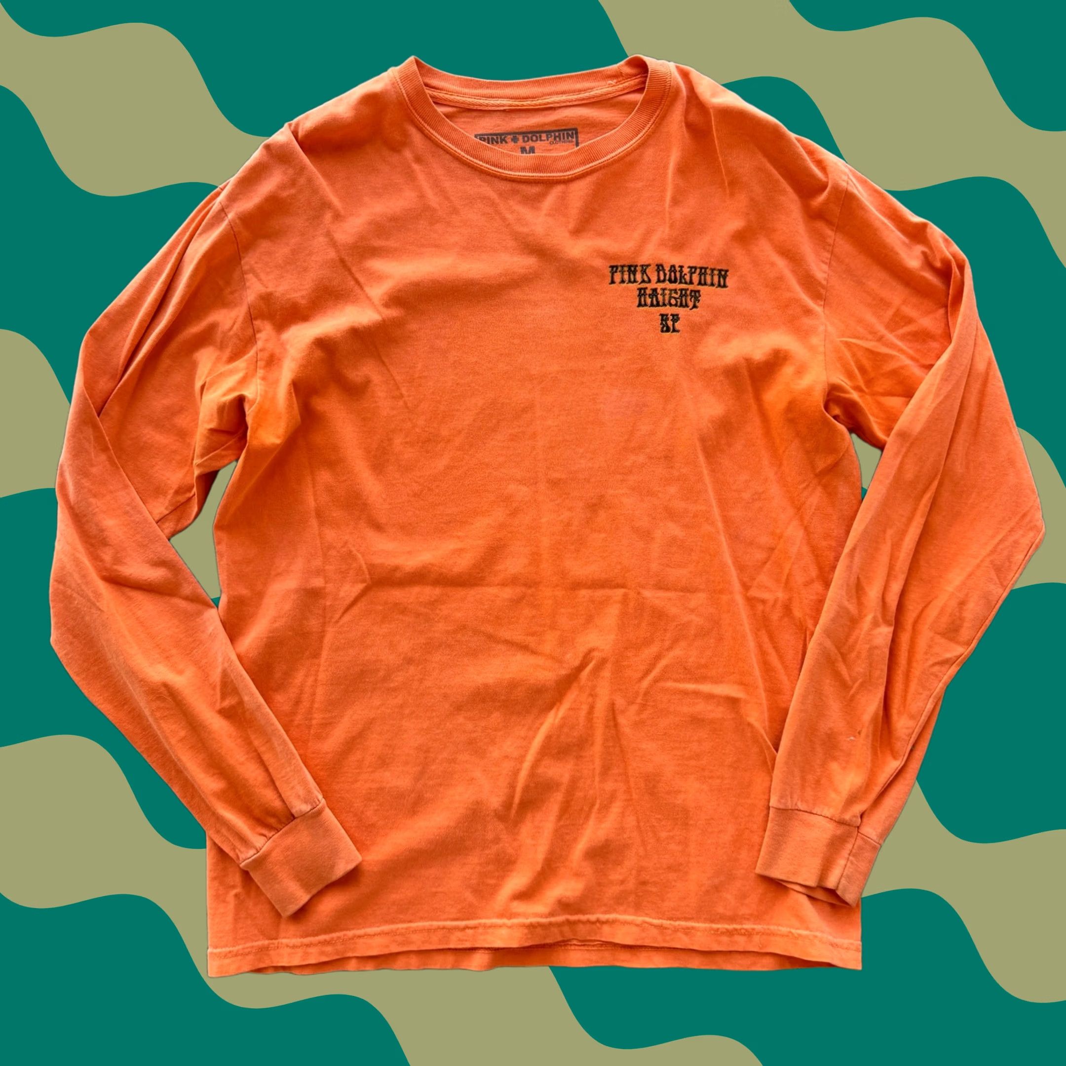 Pinko VINTAGE Y2K Pink + Dolphin Black Pyramid Collab Chris Brown SF Graphic Tee M Shirt Mens Size US M / EU 48-50 / 2 - 1 Thumbnail