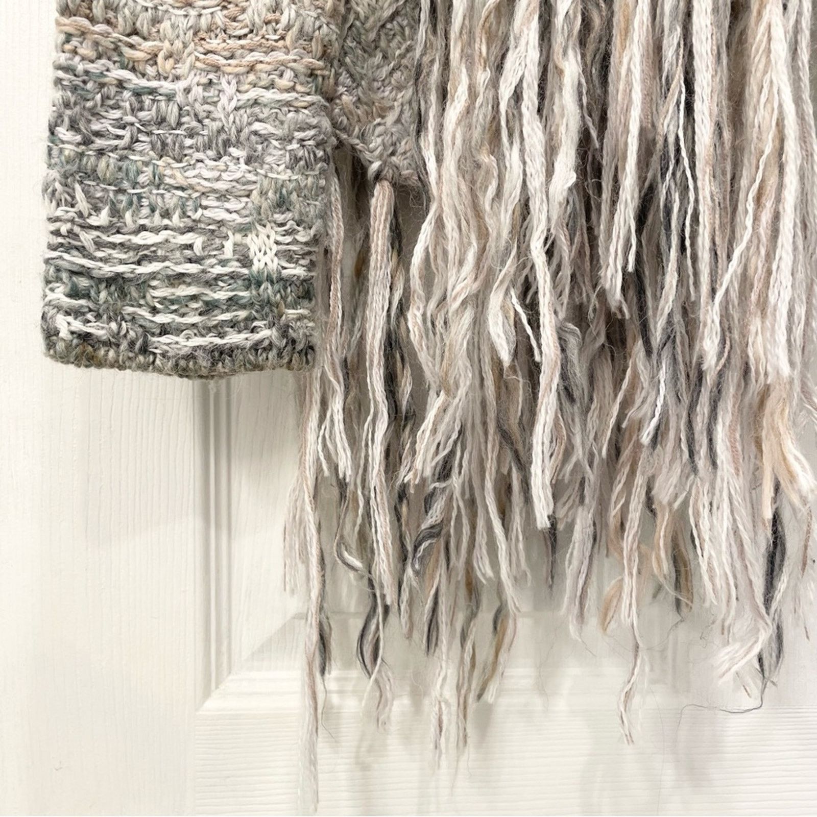 Free People Free People Birkenstock Fringe Cardigan Size M / US 6-8 / IT 42-44 - 5 Thumbnail