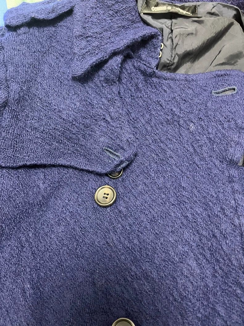 Comme des Garcons Comme Des Garcons Navy Jersey wool 100% blazer jacket Size M / US 6-8 / IT 42-44 - 5 Thumbnail