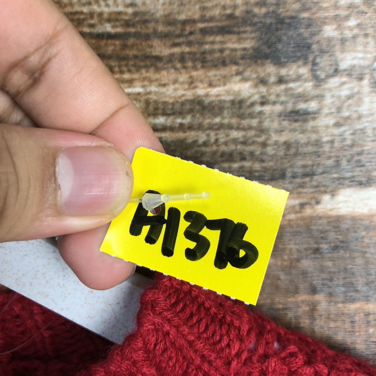 Vintage YPS Red ripped vintage crop top Knitwear #A1378 Size M / US 6-8 / IT 42-44 - 10 Thumbnail