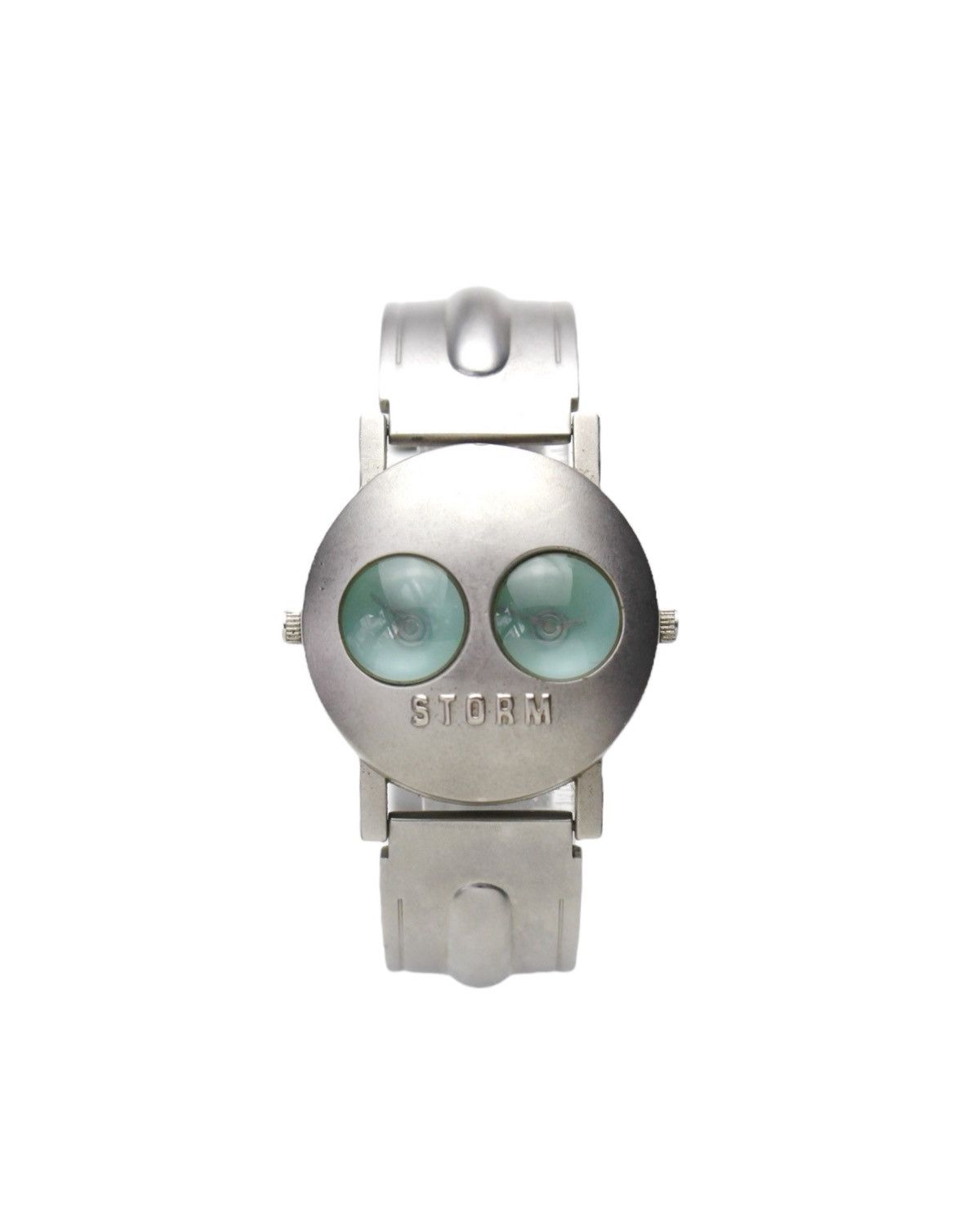 Vintage 2000S STORM UFO SPACE AGE DUAL-EYE DESIGN STEEL WATCH Size ONE SIZE - 1 Thumbnail
