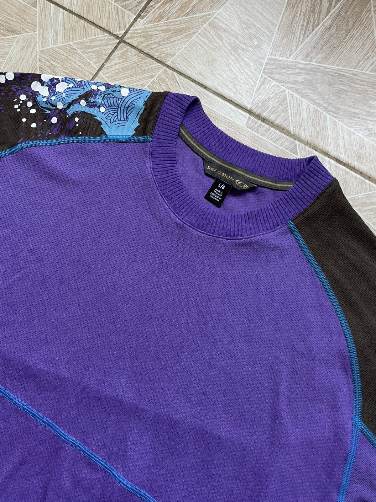 Salomon Archive Abstract Logo Salomon Acti Lite Light Long Sleeve L Size US L / EU 52-54 / 3 - 2 Thumbnail