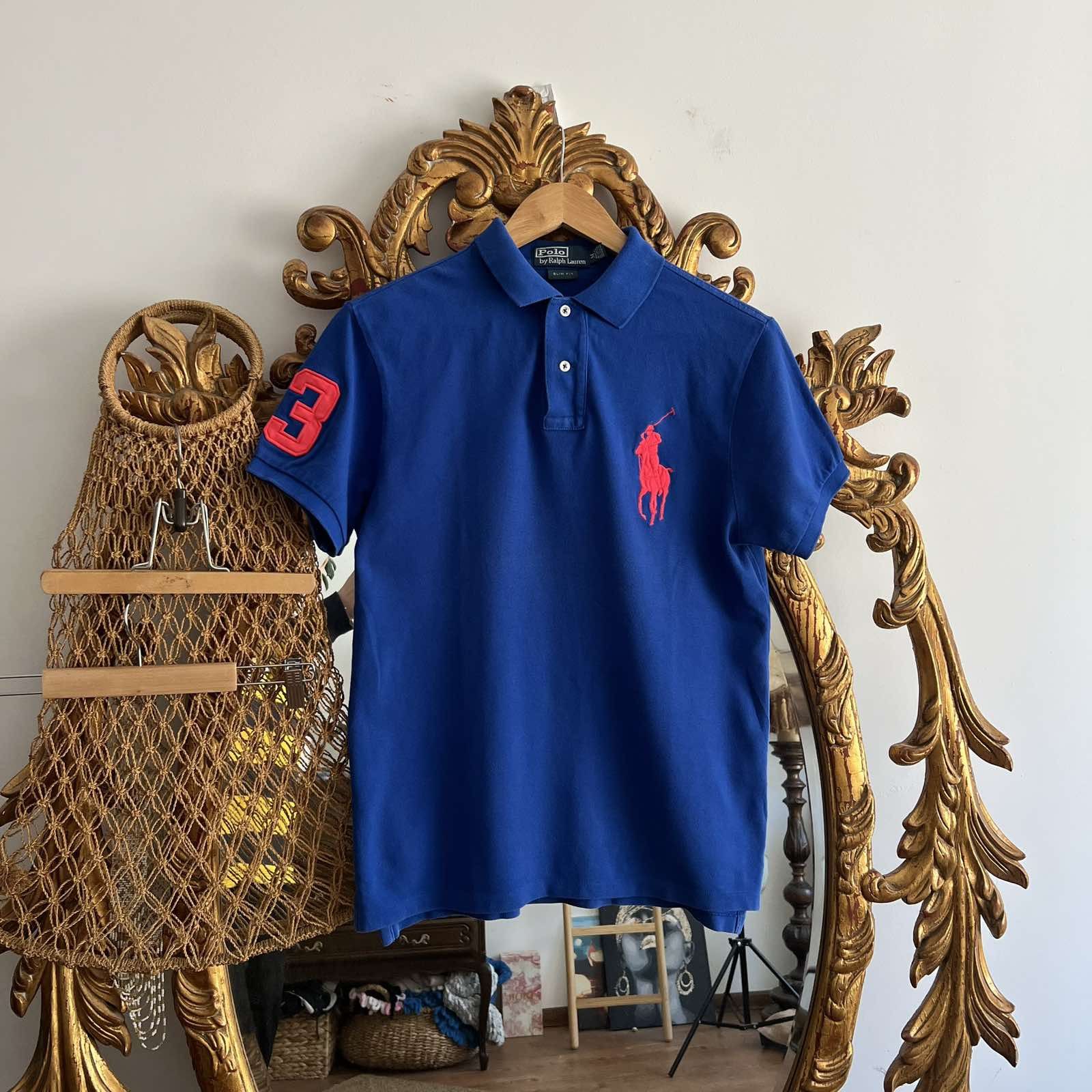Polo Ralph Lauren × Vintage Vintage Polo Ralph Lauren Polo Tshirt Sz M Size US M / EU 48-50 / 2 - 1 Thumbnail