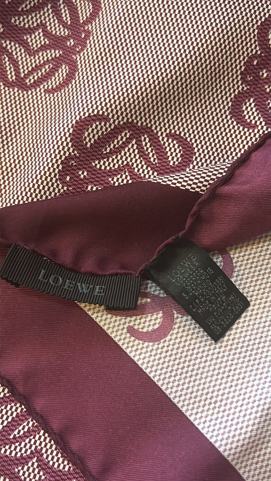 Loewe Loewe Silk Scarf Size ONE SIZE - 4 Thumbnail