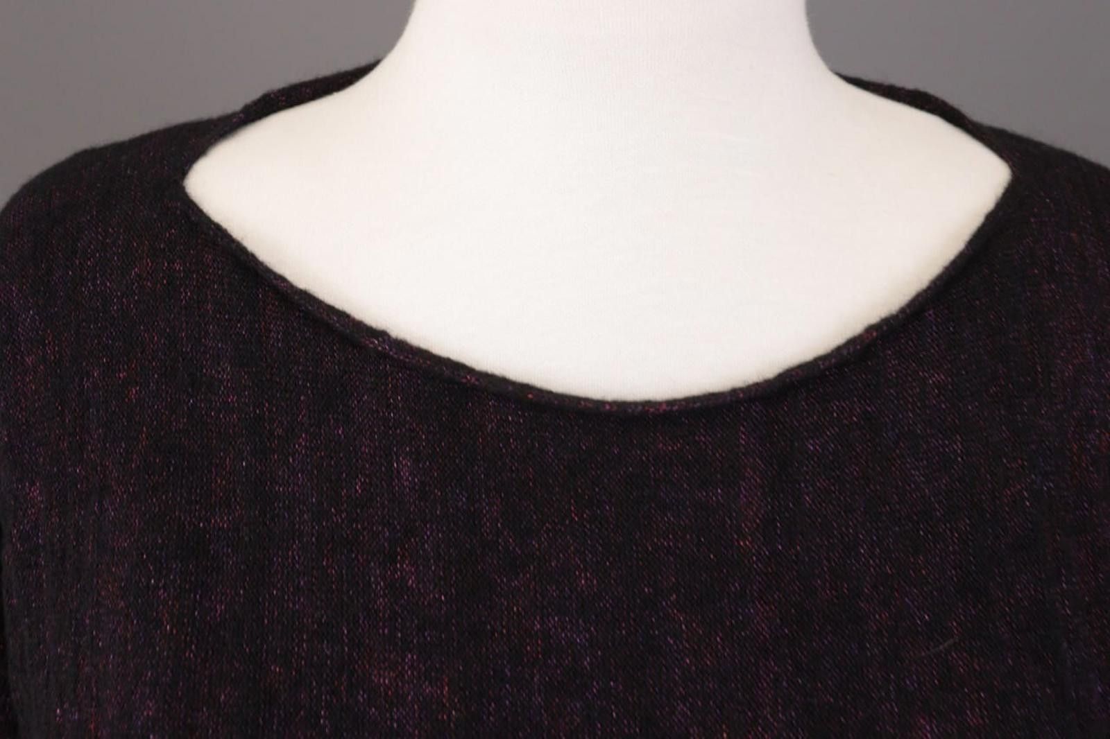 Emporio Armani Emporio Armani Black Label Purple Wool Knit Sweater Size 46 Size M / US 6-8 / IT 42-44 - 4 Thumbnail