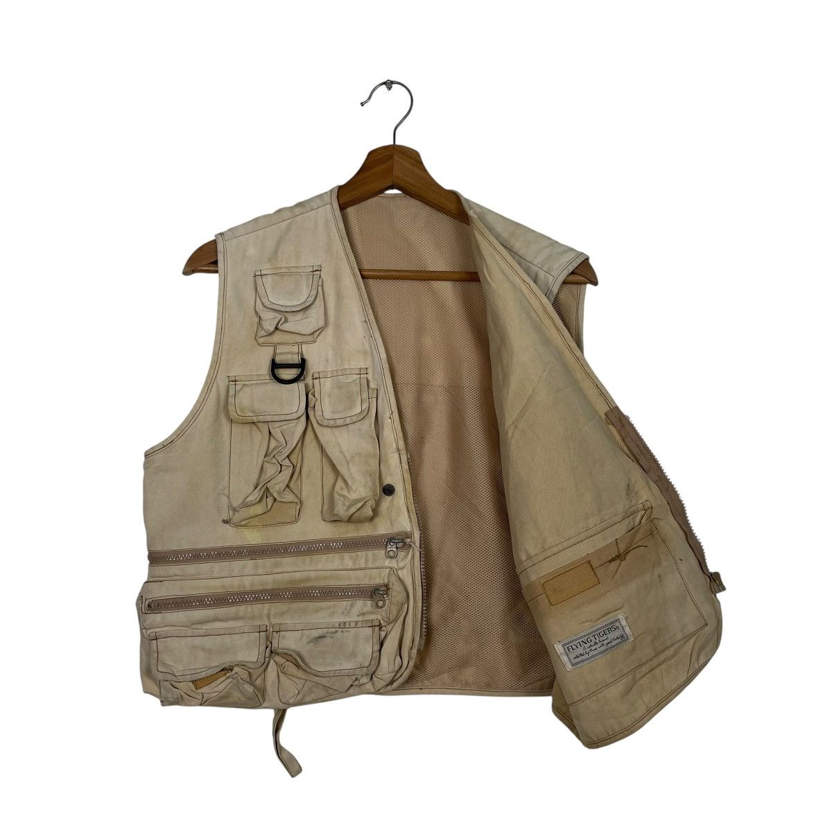 Japanese Brand Flying Tigers Multipocket Tactical Fishing Vest Size US M / EU 48-50 / 2 - 9 Thumbnail