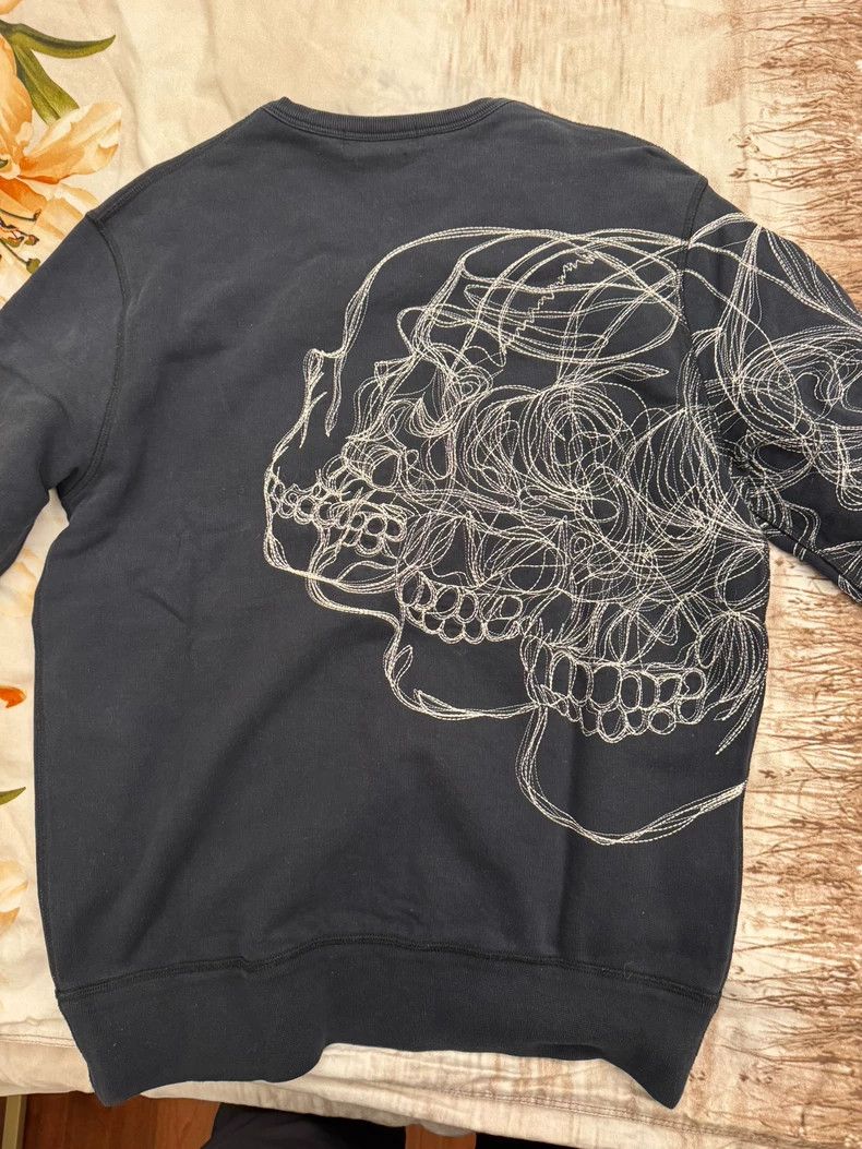 Alexander McQueen Alexander McQUEEN Sweatshirt with skull embroidery, limited Size US L / EU 52-54 / 3 - 4 Thumbnail