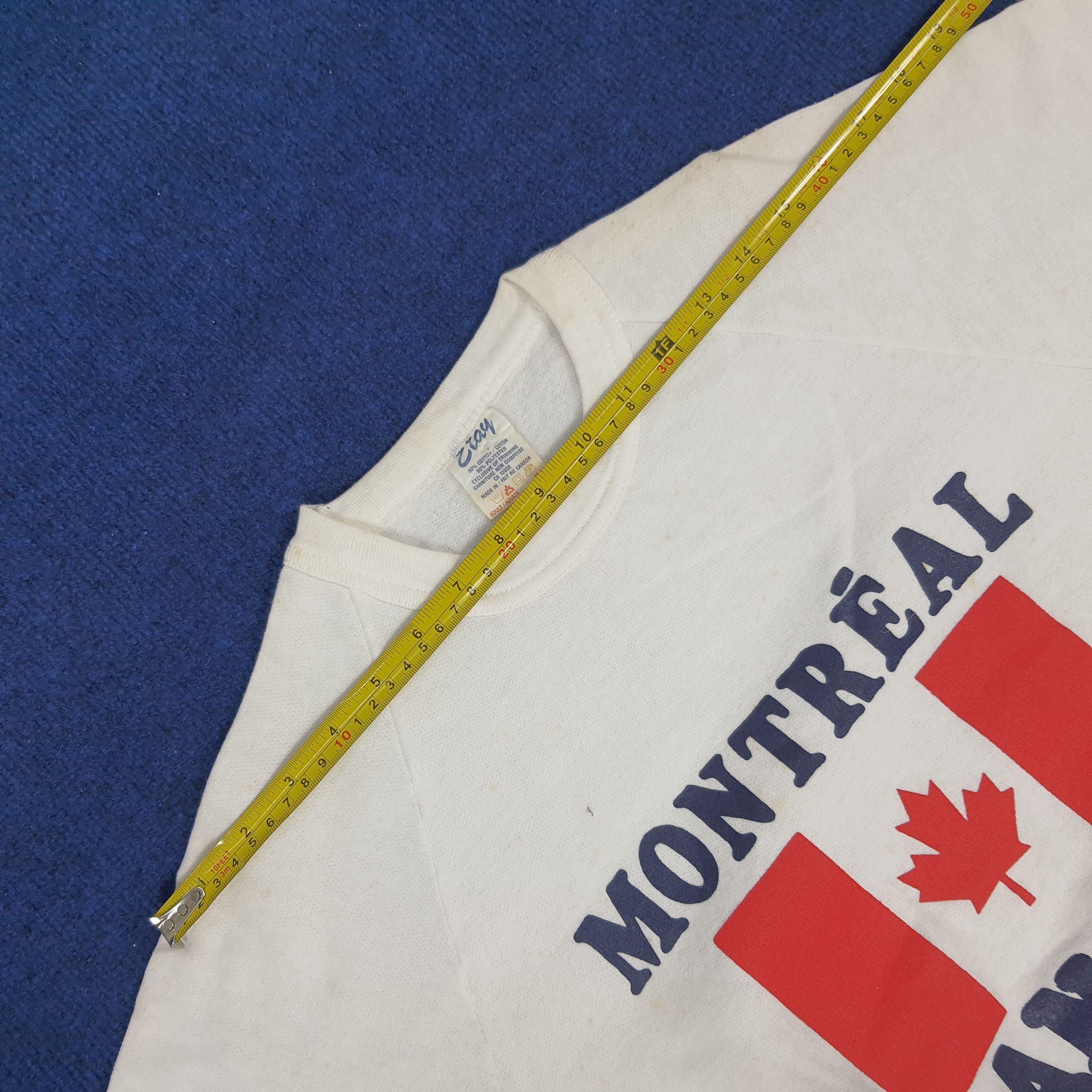 Vintage Vintage Montreal CANADA Flag Sweatshirts Size US S / EU 44-46 / 1 - 7 Thumbnail