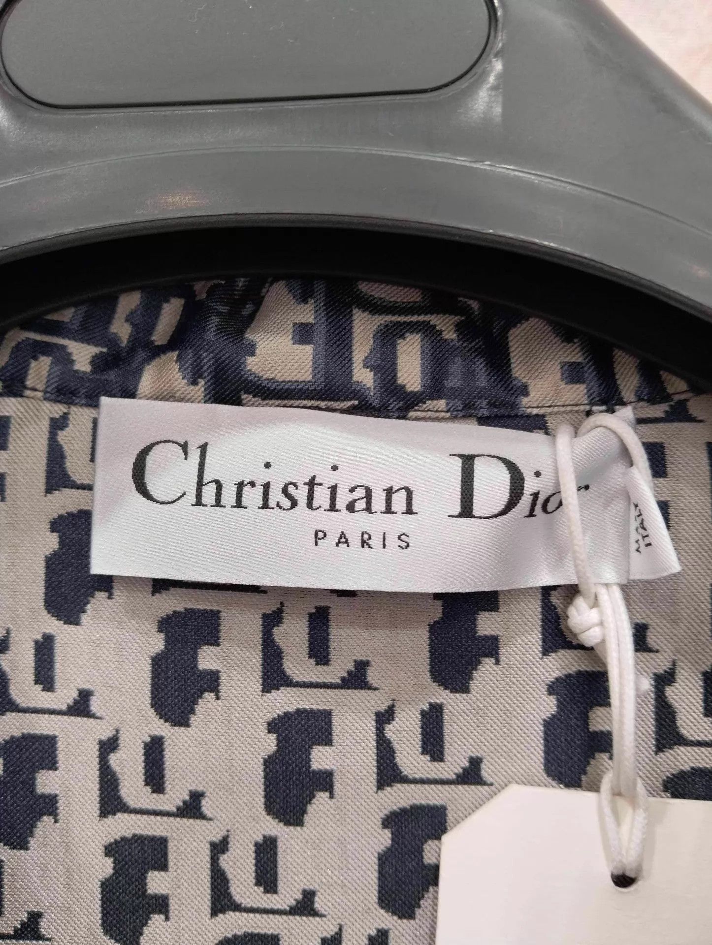 Dior Dior Oblique Silk Shirt Jacket Women's 36 Size XS / US 0-2 / IT 36-38 - 4 Thumbnail