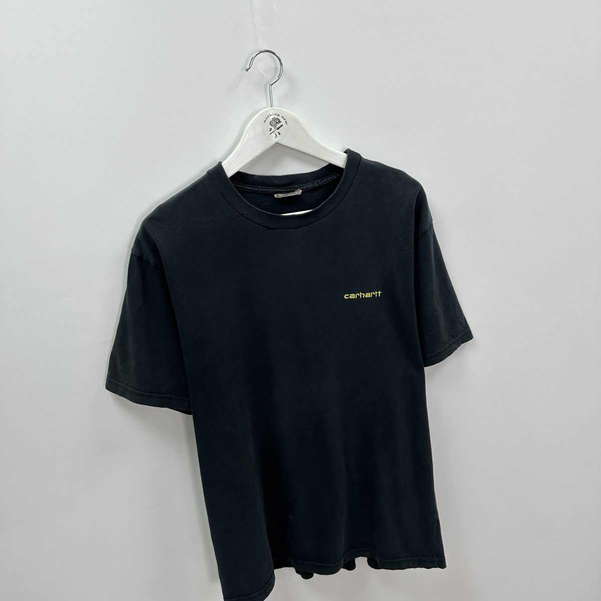 Carhartt Vintage 00s Carhartt Embroidered logo faded tee y2k hype og Size US L / EU 52-54 / 3 - 3 Thumbnail