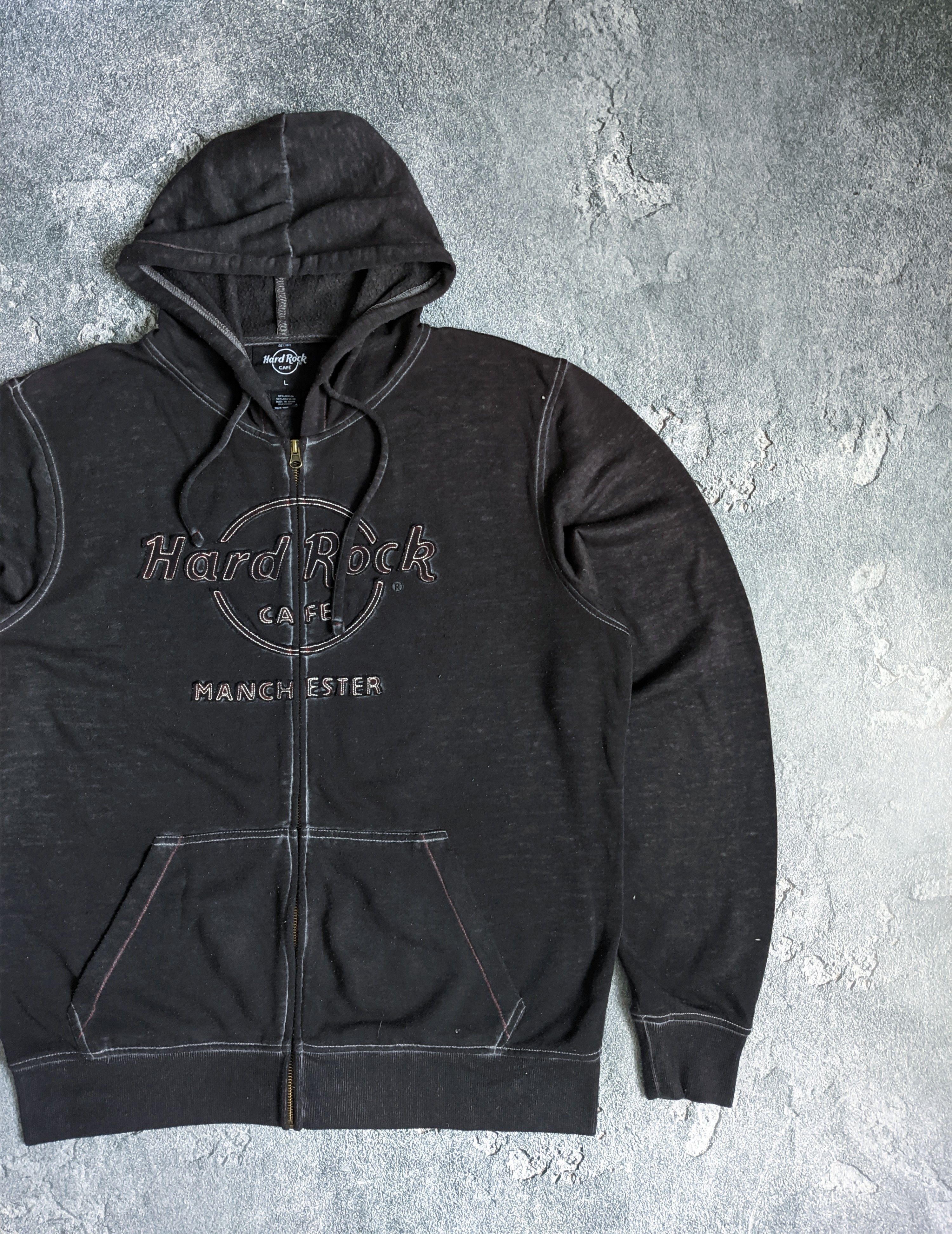 Hard Rock Cafe Vintage Hard Rock Cafe zip hoodie y2k manchester Size US L / EU 52-54 / 3 - 3 Thumbnail