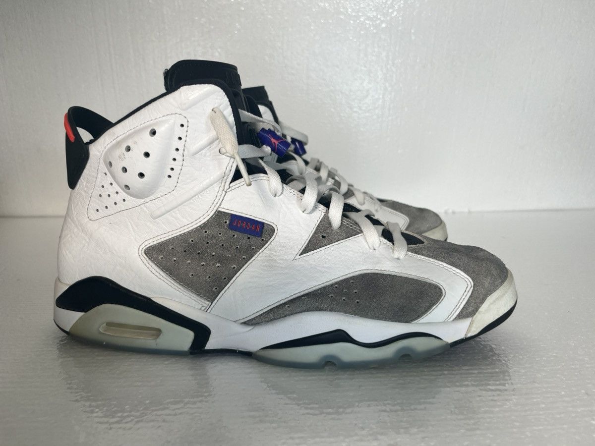 Jordan Brand Air Jordan 6 Retro LTR White Flint Flight Nostalgia Sz 14 Size US 14 / EU 47 - 2 Thumbnail