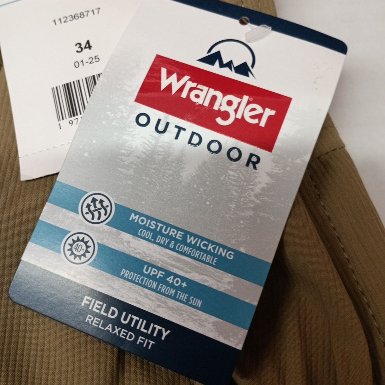 Wrangler Wrangler Men's Field Utility Shorts Size 34 Elmwood Relaxed Size US 34 / EU 50 - 2 Thumbnail
