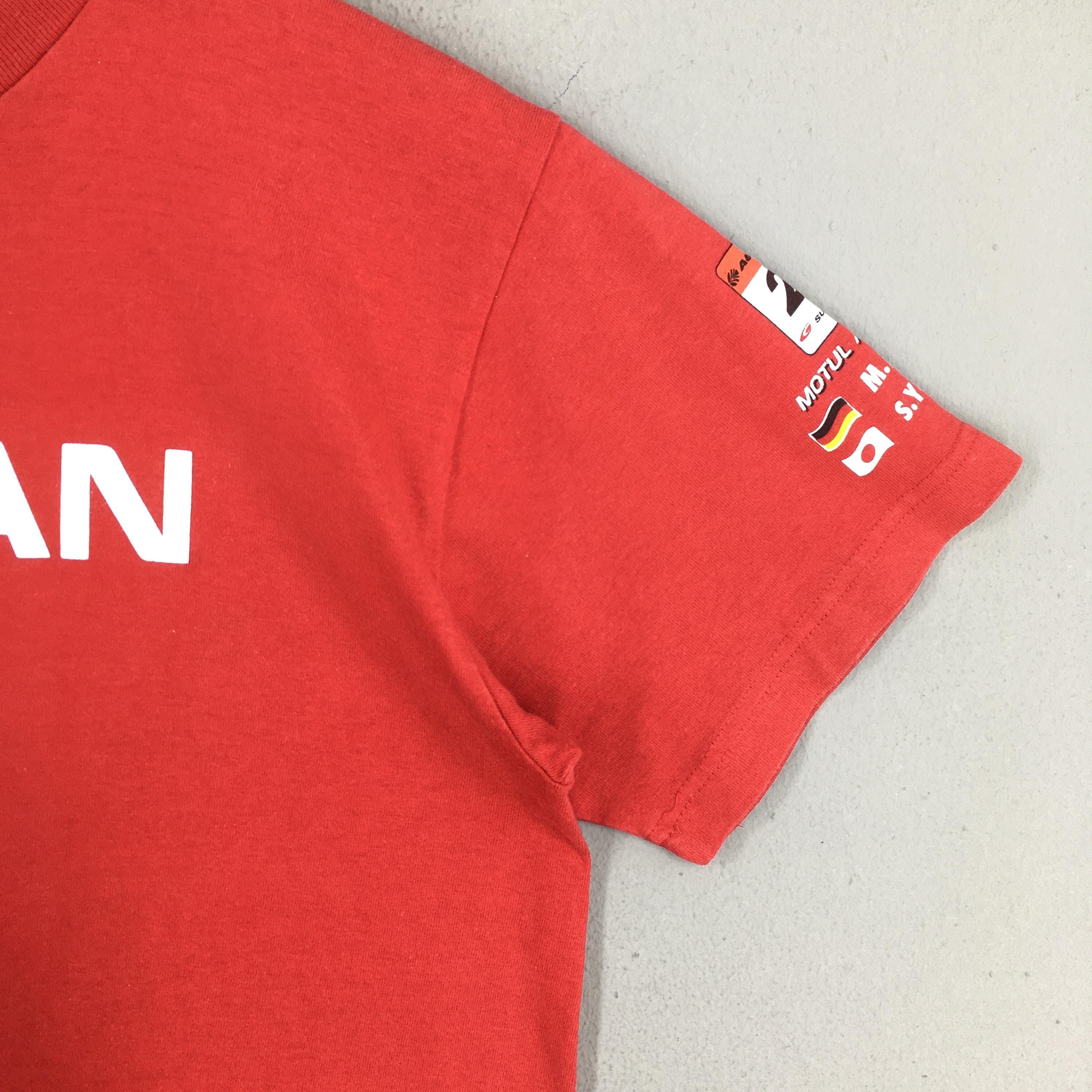 Formula 1 Vintage Nissan Racing Motul Autech Red Tshirt Medium Size US M / EU 48-50 / 2 - 4 Thumbnail