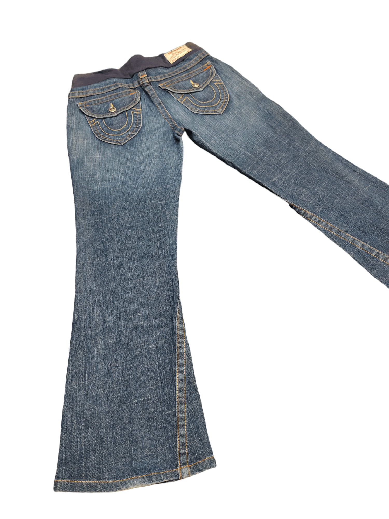 True Religion Flare Jeans True Religion JOEY Wide Leg Denim Boot Cut Size 32" / US 10 / IT 46 - 2 Thumbnail