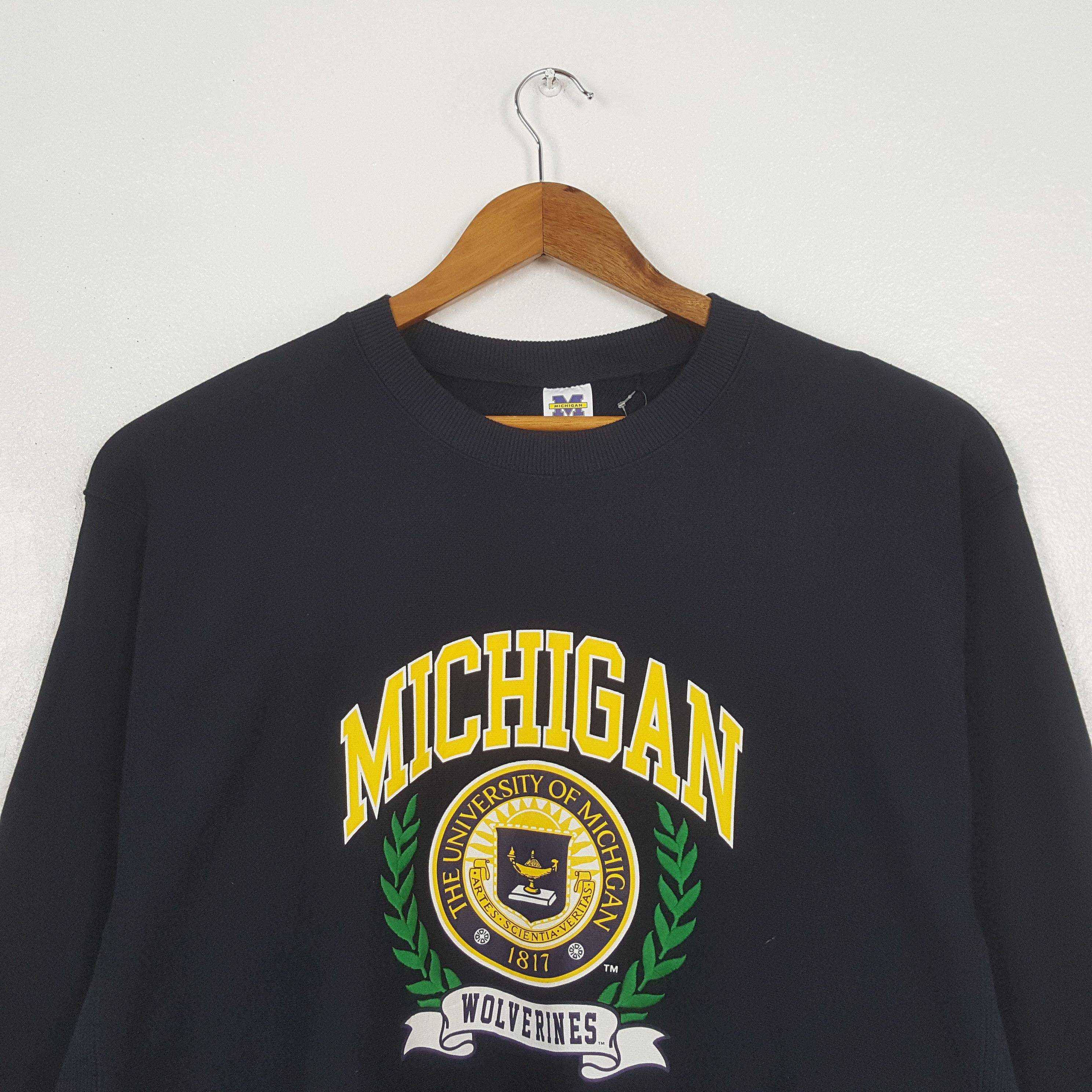 Vintage Vintage Michigan University Promotion Sweatshirt C324N13 Size US L / EU 52-54 / 3 - 2 Thumbnail