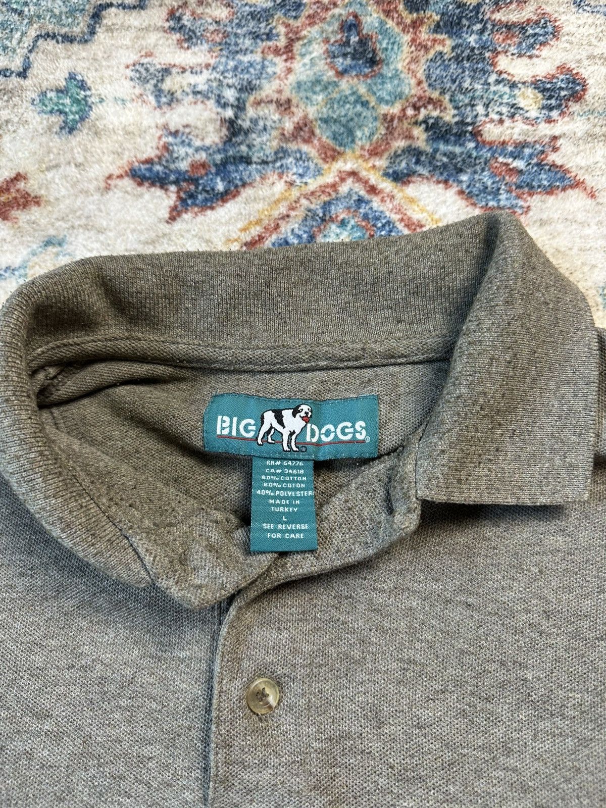 Vintage Vintage Big Dogs Logo Polo Shirt Large Size US L / EU 52-54 / 3 - 3 Thumbnail