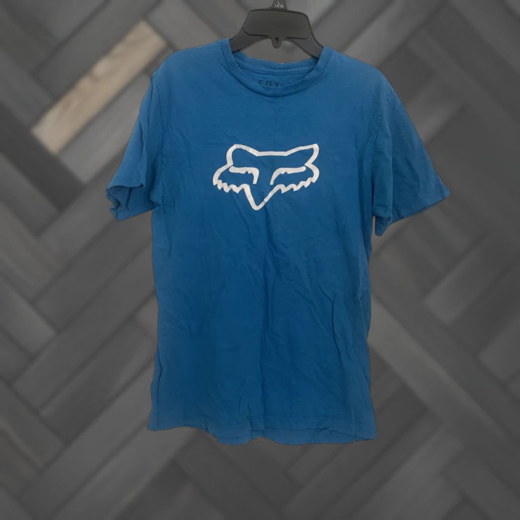 Fox Racing VINTAGE Fox Racing Short Sleeve Graphic T Shirt Small S Blue Crewneck Mens Girls Teens Boys Fox Racing Graphic Tee Size US S / EU 44-46 / 1 - 1 Thumbnail