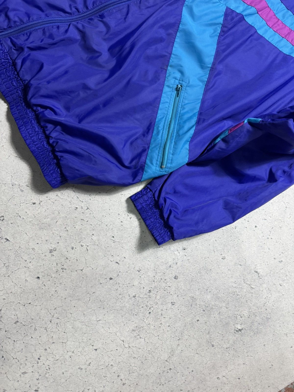 Nike Nike Vintage 80’s Nylon Track Top Jacket Drill Size US XL / EU 56 / 4 - 3 Thumbnail