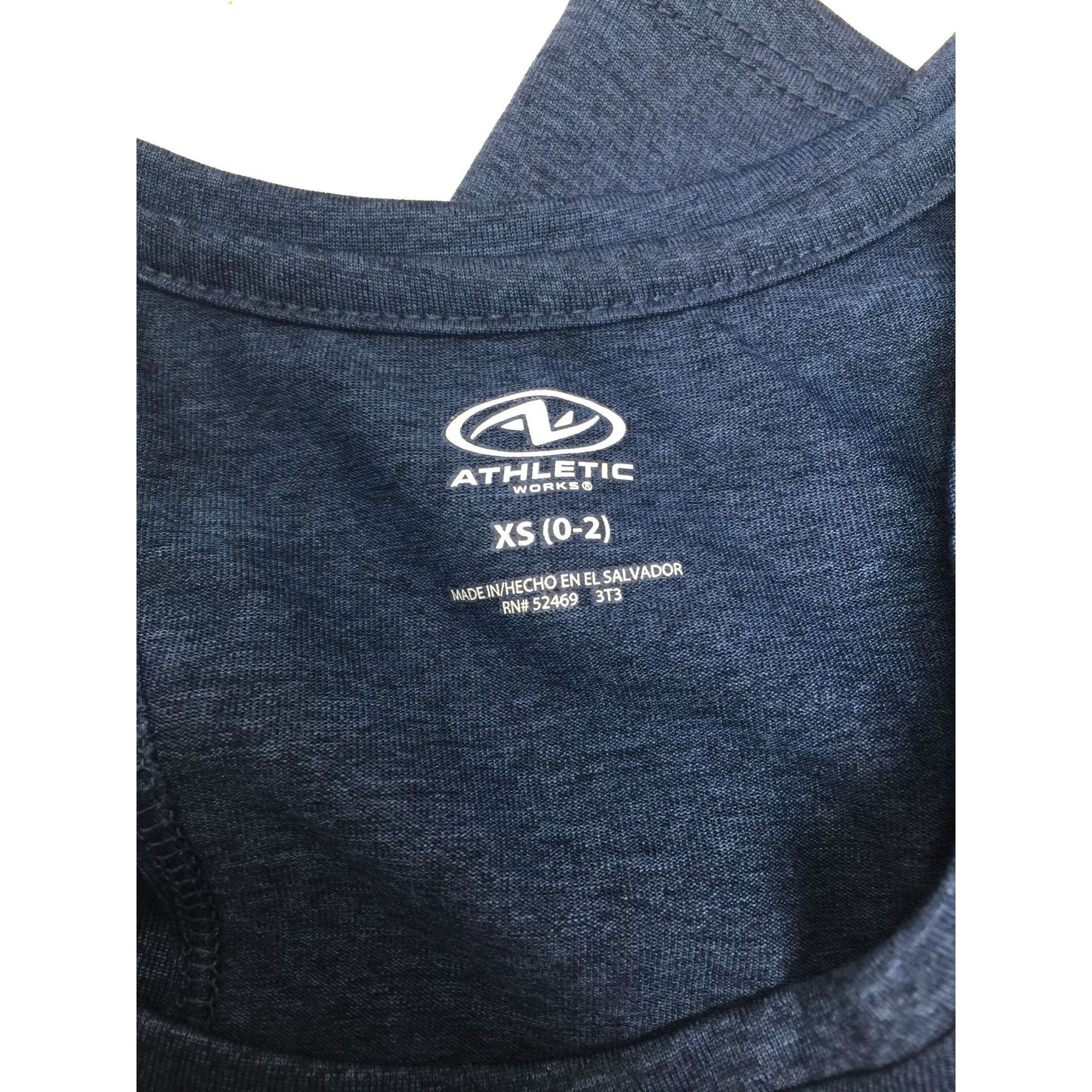 Athletic Works Athletic Works Womens Size XS (0-2) Blue Tank Top Size XS / US 0-2 / IT 36-38 - 3 Thumbnail