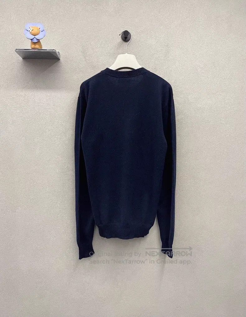Hermes Hermes Navy Blue Long Sleeve Knit Top Size US M / EU 48-50 / 2 - 3 Thumbnail
