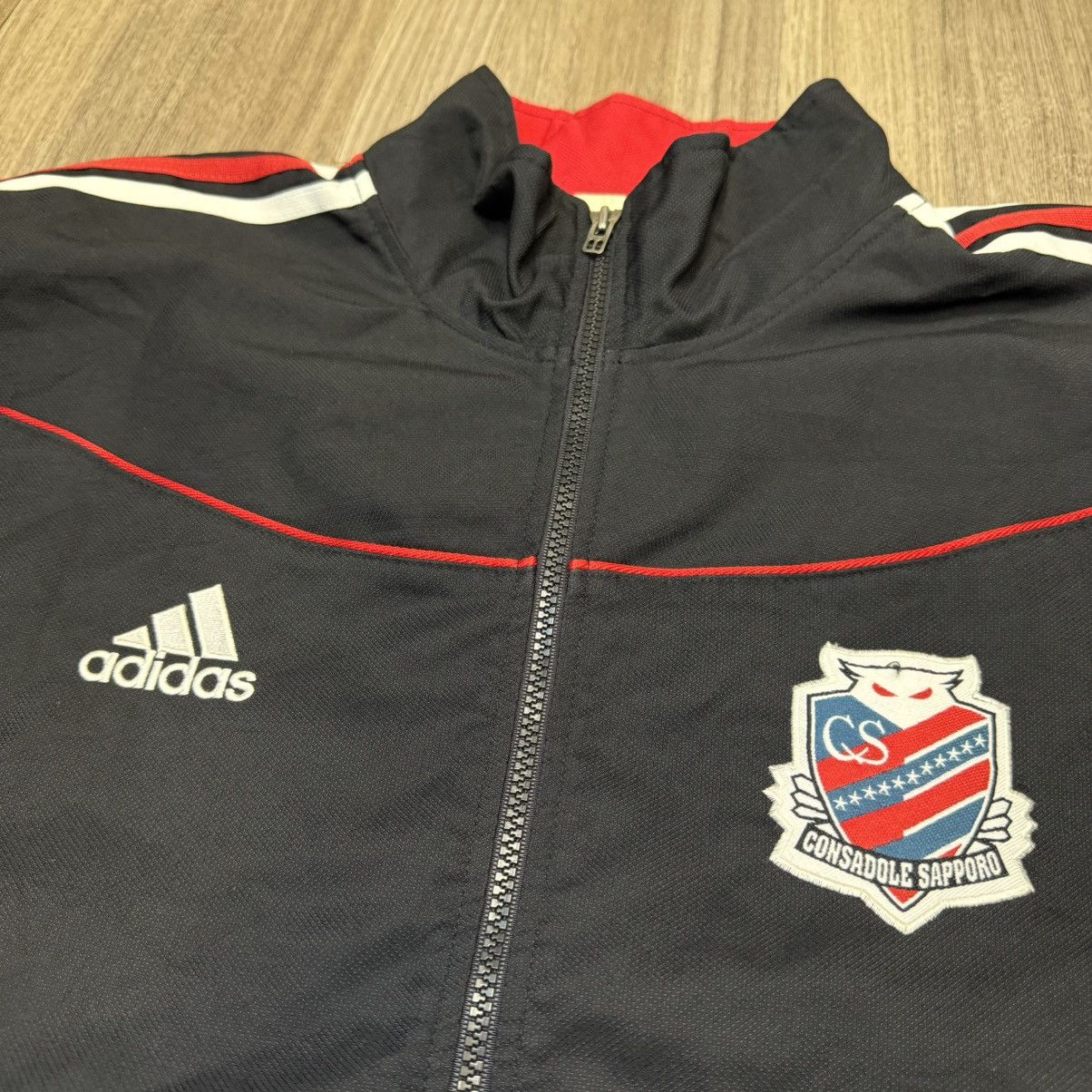 Adidas Consadole Sapporo 2000s player issued/worn training jacket Size US XL / EU 56 / 4 - 3 Thumbnail