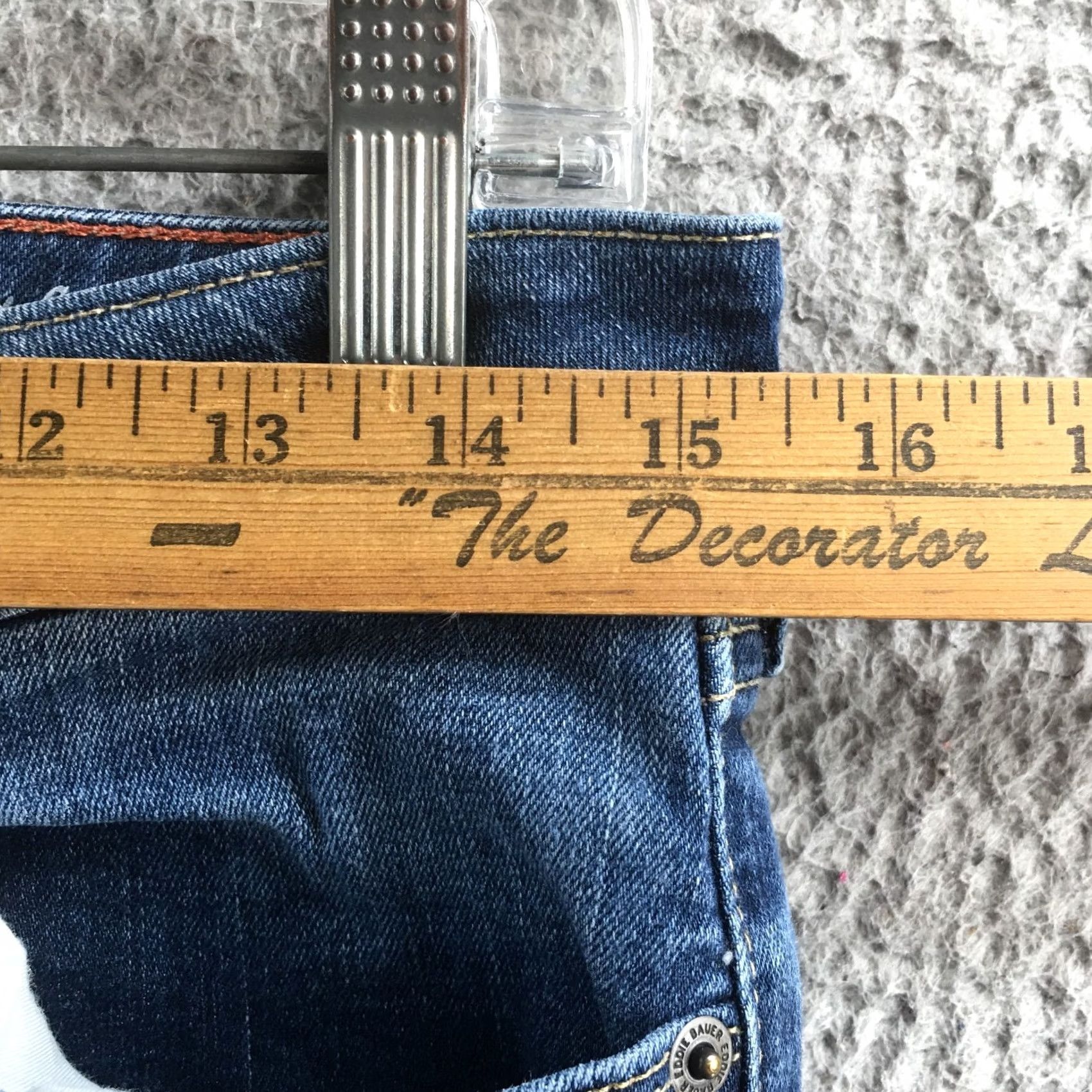 Eddie Bauer Eddie Bauer Jeans Womens 6 Blue Denim Straight Leg Mid Rise Jeans Womens Regular Slim Straight Blue Jeans 6 Mens Womens Size 28" / US 6 / IT 42 - 6 Thumbnail