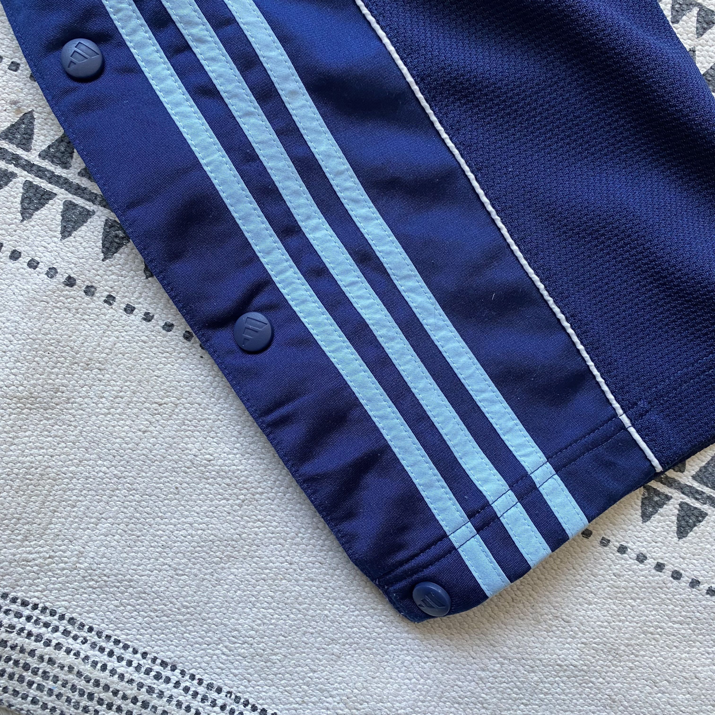 Adidas 🦏 Crazy Vintage Adidas 90s Nylon track pants Popper Size US 32 / EU 48 - 10 Thumbnail