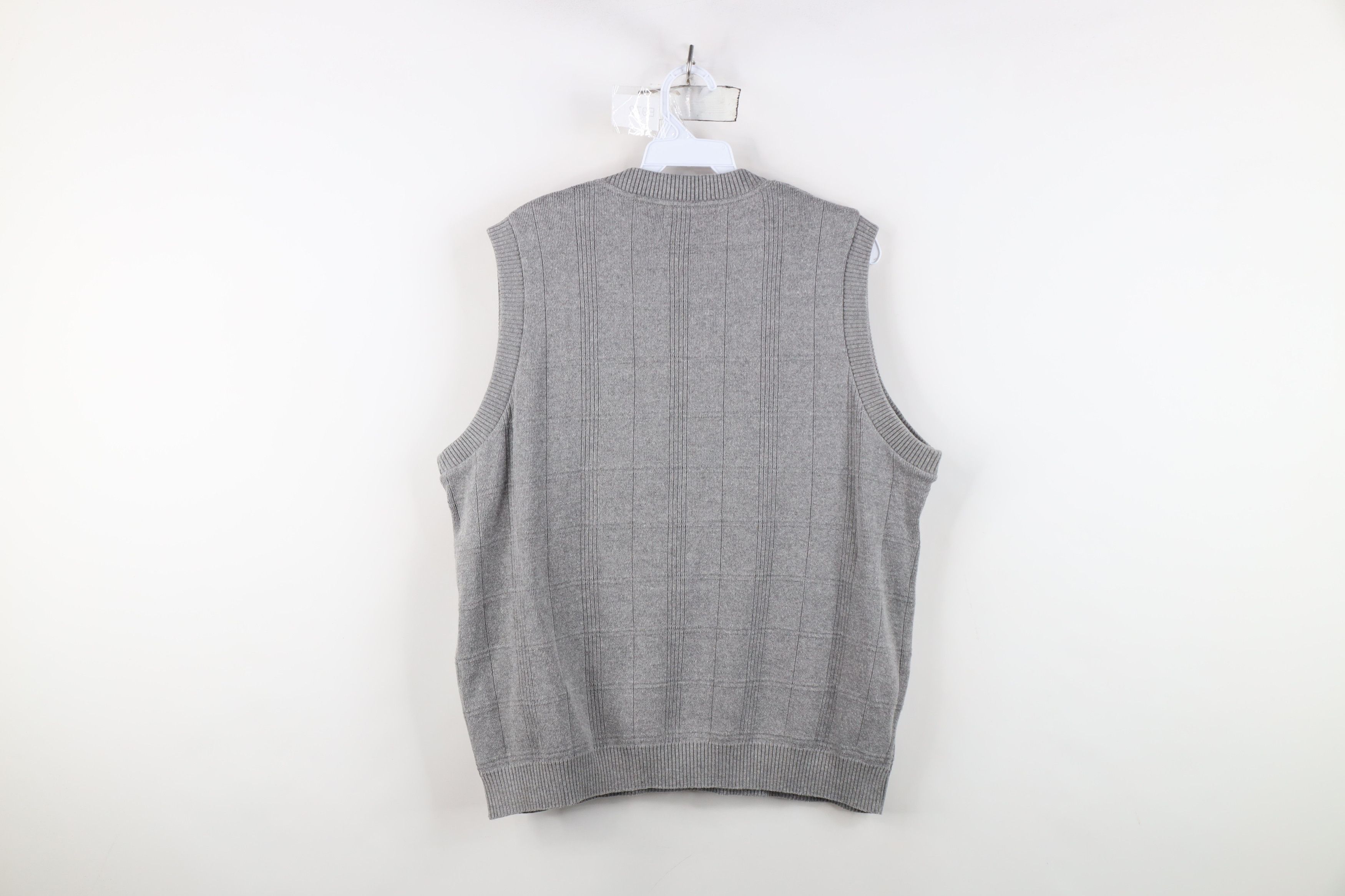 Vintage Vintage 90s Streetwear Hand Framed Knit Sweater Vest Size US L / EU 52-54 / 3 - 8 Thumbnail