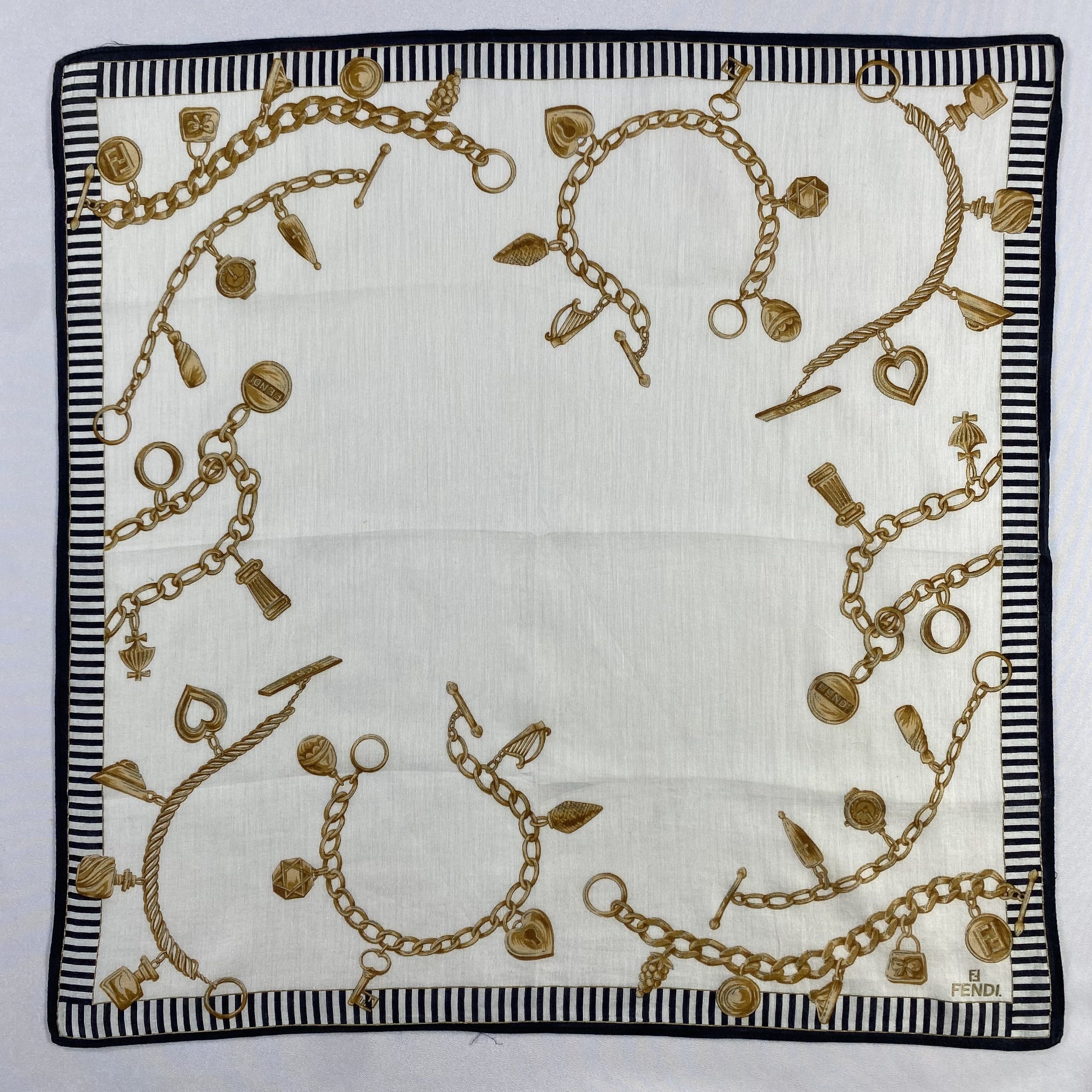 Vintage Fendi Handkerchief / Neckerchief / Bandana-P577 Size ONE SIZE - 1 Thumbnail