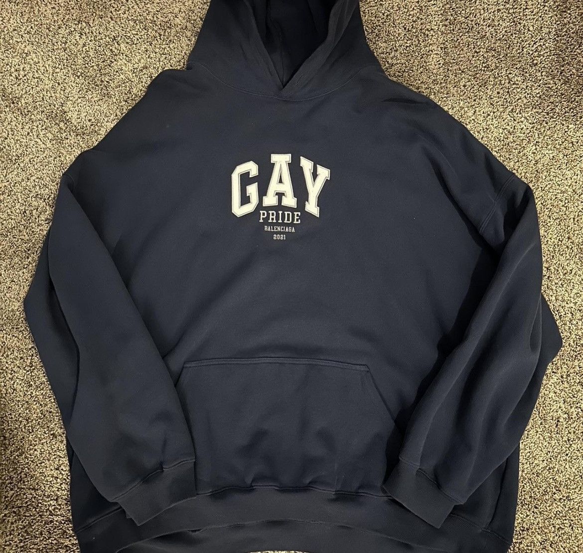 Balenciaga Pride Hoodie | Grailed