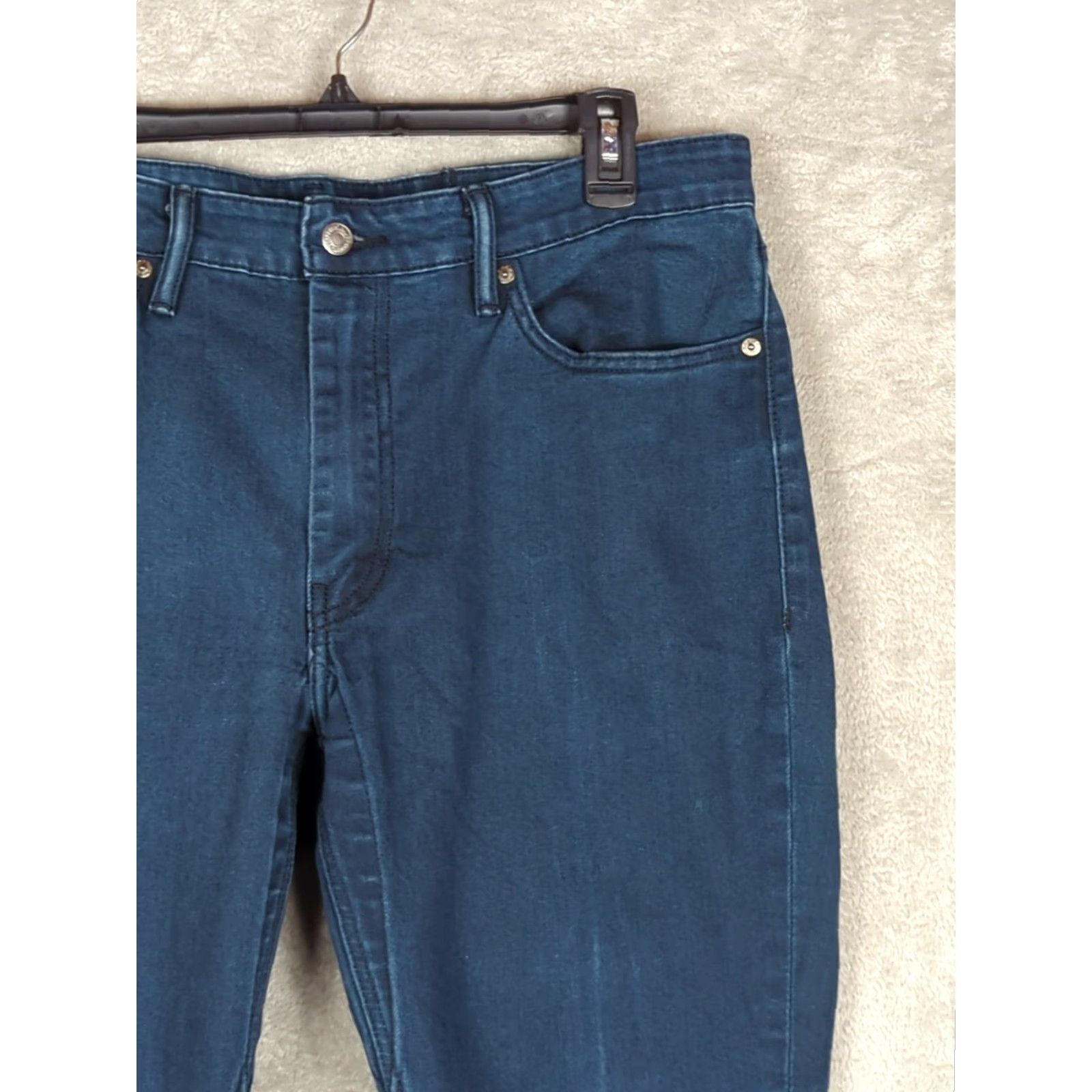 Levi's Levi's Jeans Slim 511 Commuter Reflective Dark Blue 36x27 5-Pocket Button Zipper Denim Jeans Mens Regular Slim Fit City Biker College Streetwear Size US 36 / EU 52 - 3 Thumbnail