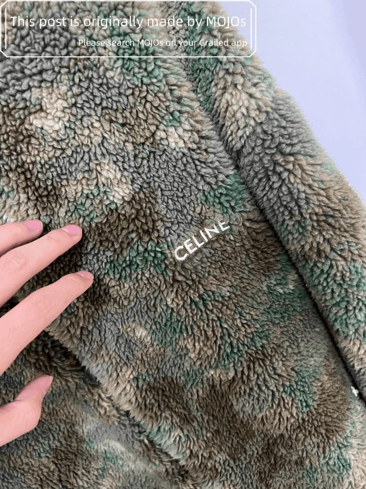 Celine Sz M Celine 23SS Camo Fleece Jacket mojos5571 Size US M / EU 48-50 / 2 - 7 Thumbnail