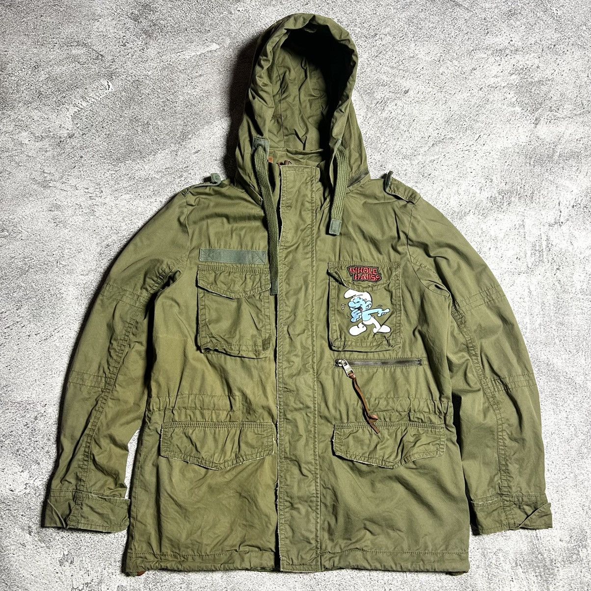 Cartoon Network Vintage M65 Jacket Whole Hauss THE SMURFS Size US L / EU 52-54 / 3 - 1 Thumbnail