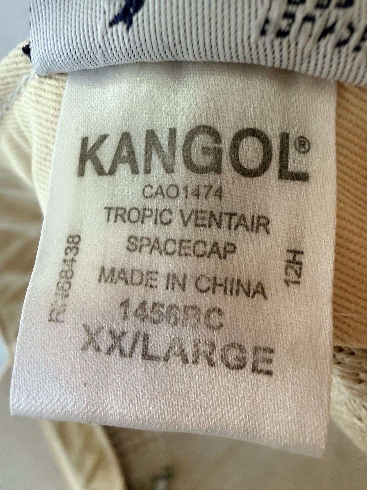 Kangol Kangol Tropic Ventair Spacecap Beige Knit Baseball Cap XXL Size ONE SIZE - 8 Thumbnail