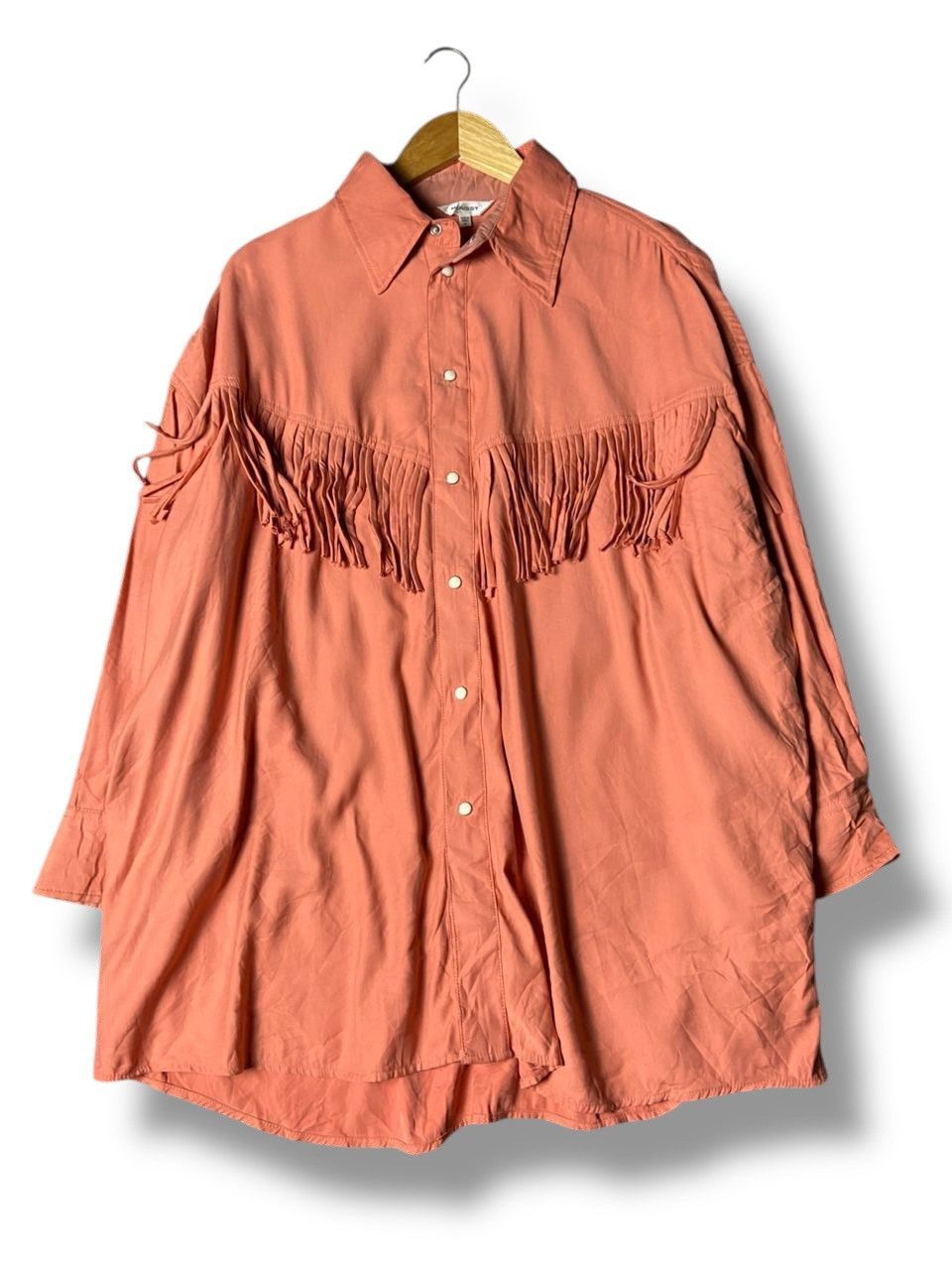 Japanese Brand Moussy Fringe Over Button Up Shirts (166) Size ONE SIZE - 1 Thumbnail