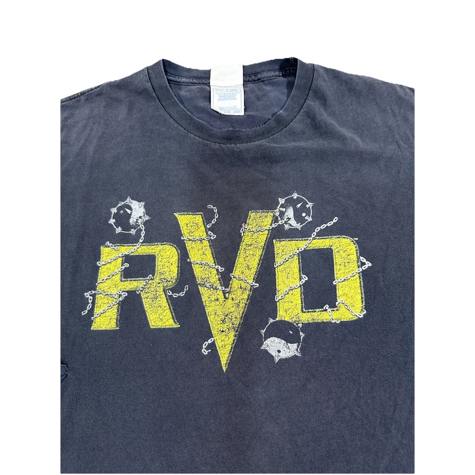 WWE Vintage WWE WWF Rob Van Dam ECW T-Shirt Thrashed Distressed Size US XXL / EU 58 / 5 - 2 Thumbnail
