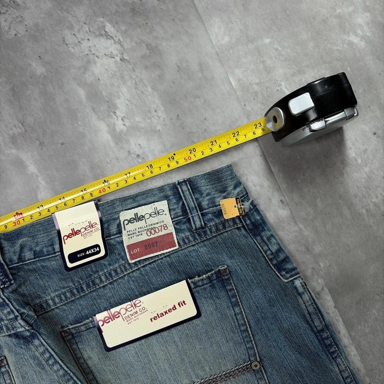 Pelle Pelle Y2K Pelle Pelle Grunge Baggy Deadstock Skater Denim Jeans Size US 34 / EU 50 - 6 Thumbnail