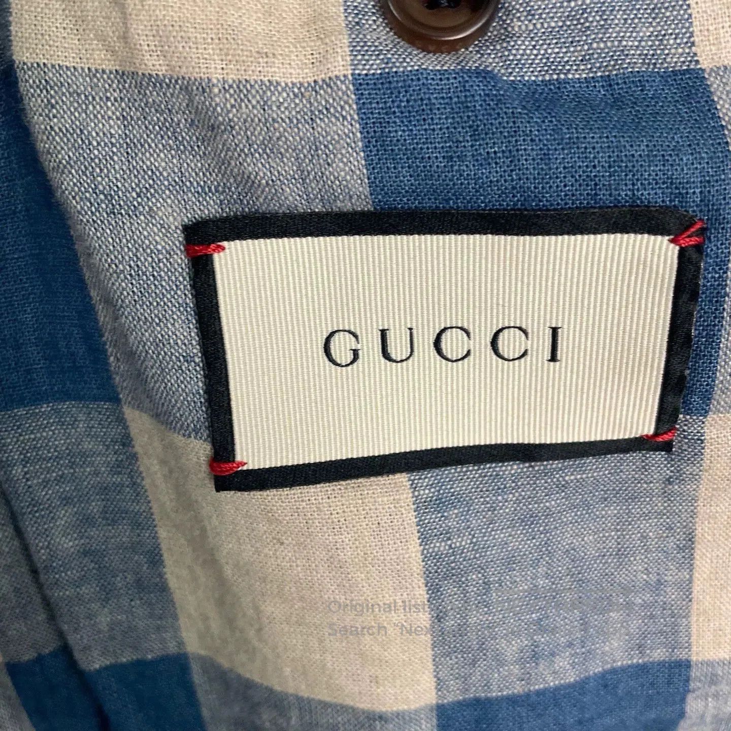 Gucci gucci embroidered denim jacket with cat. Size US L / EU 52-54 / 3 - 4 Thumbnail