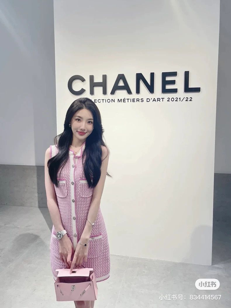 Chanel Chanel Pink knitted dress Size XXS / US 00 / IT 34 - 5 Thumbnail